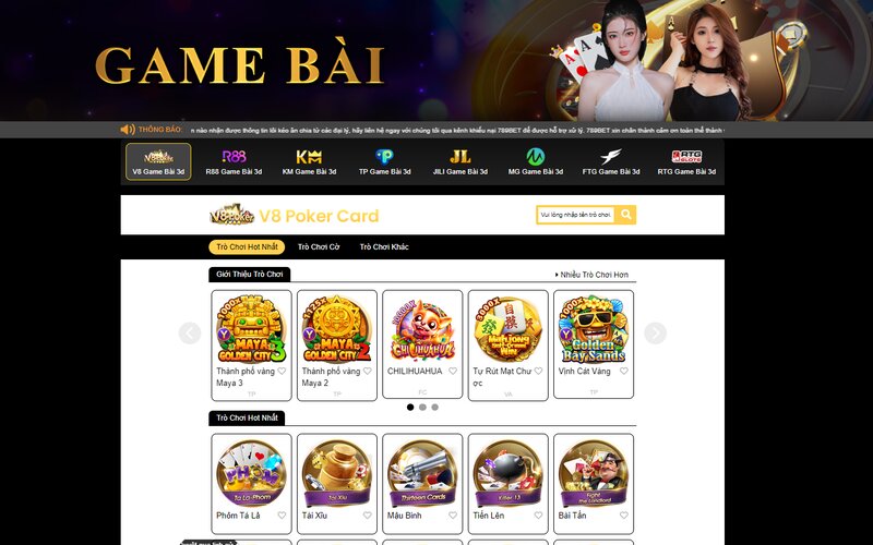 Game Bài 789BET sảnh V8 3D