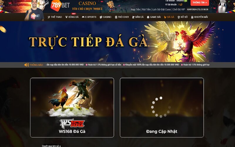 Hướng dẫn tham gia đá gà cựa dao tại nhà cái 789BET