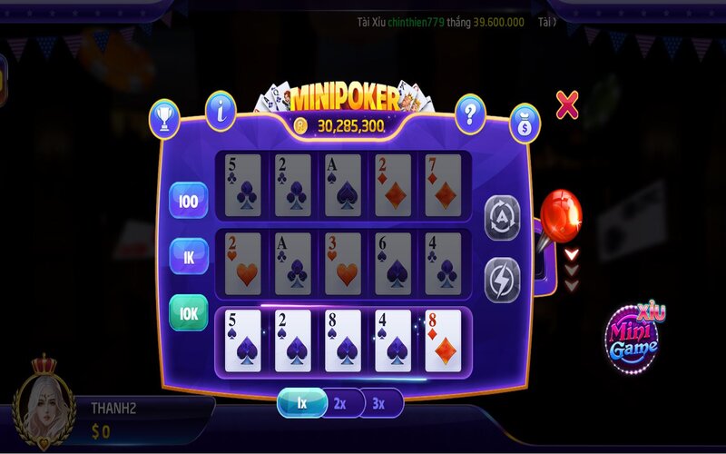 Game bài Mini Poker tại 789BET