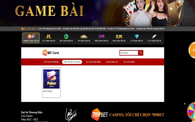 Hướng dẫn tham gia game bài Mini Poker tại 789BET 