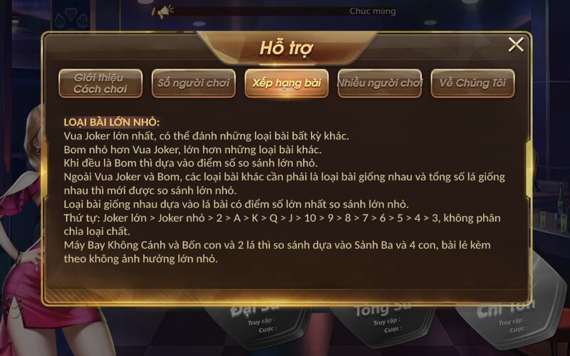 Cách xếp hạng bài trong game bài Tấn 789BET 