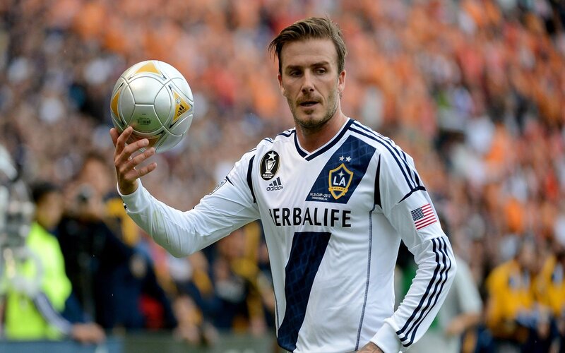 David Beckham trong màu áo LA Galaxy