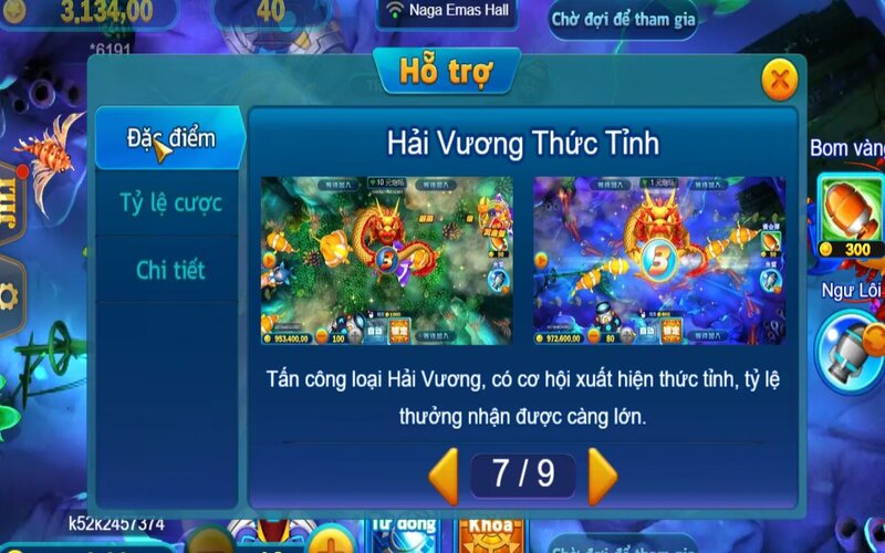 Các sinh vật Hải Vương Thức Tỉnh